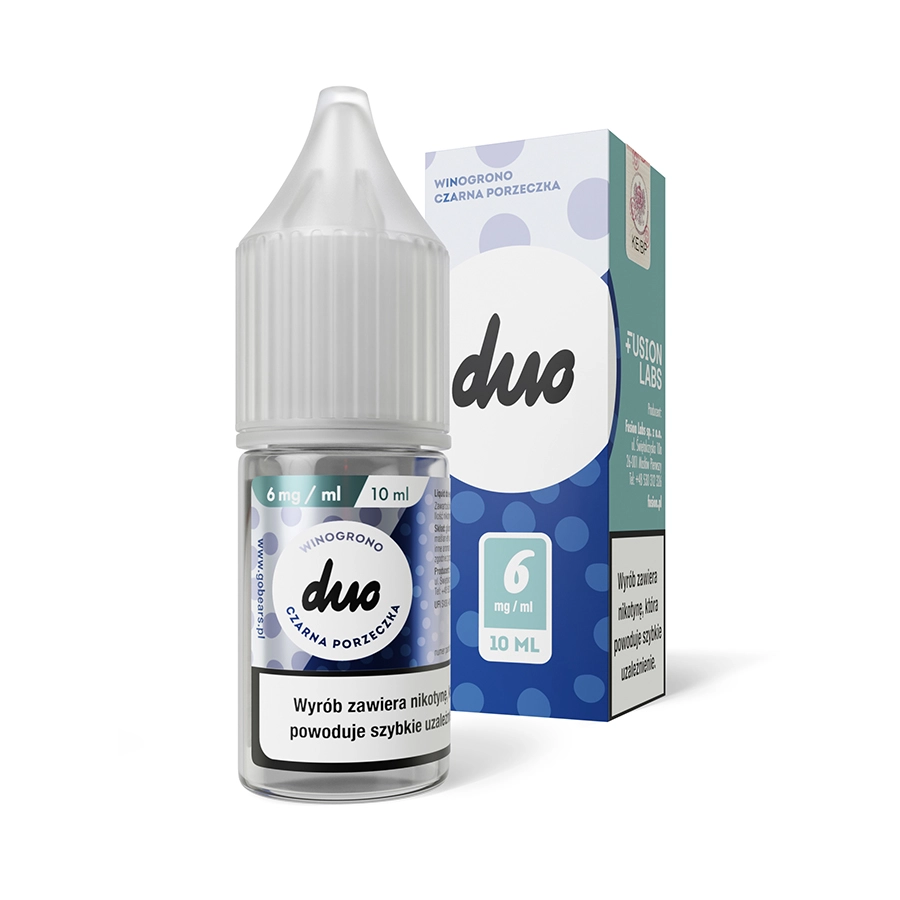 DUO Winogrono Czarna Porzeczka 06mg 10ml