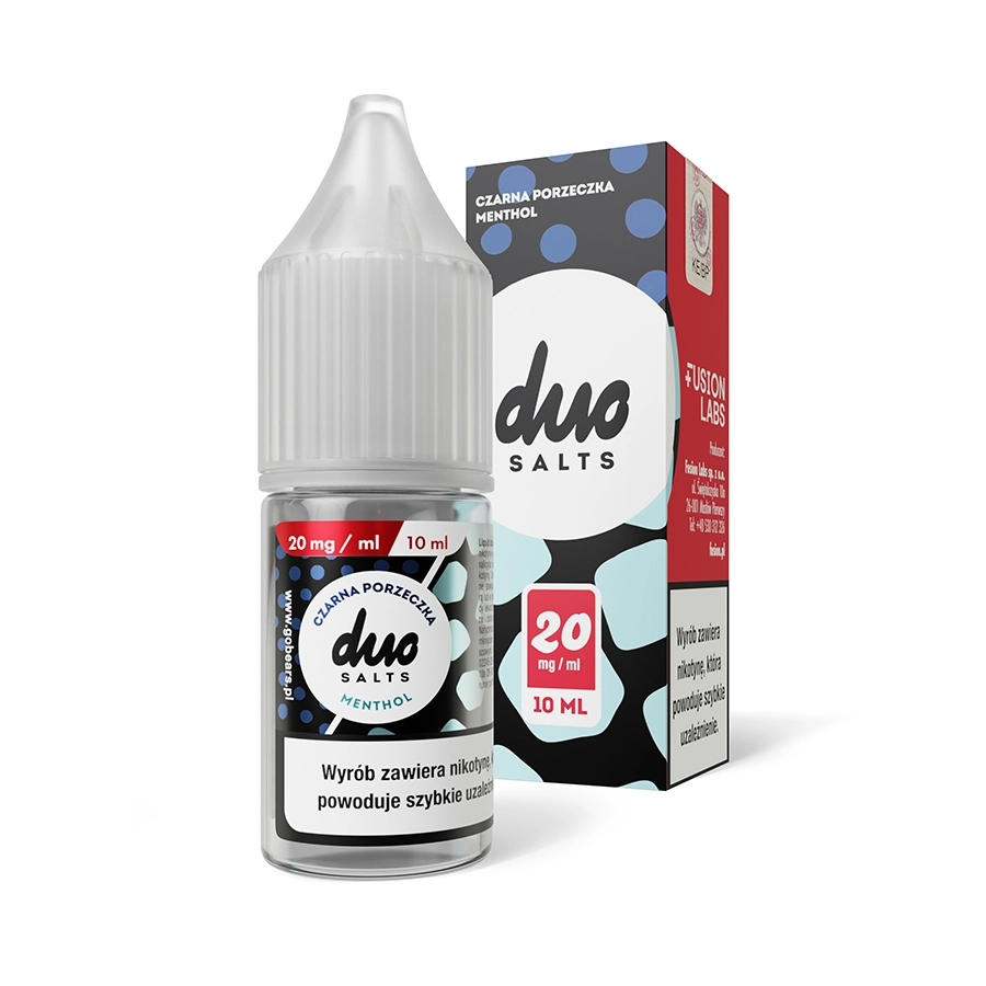 DUO SALTS Czarna Porzeczka Menthol 20mg 10ml