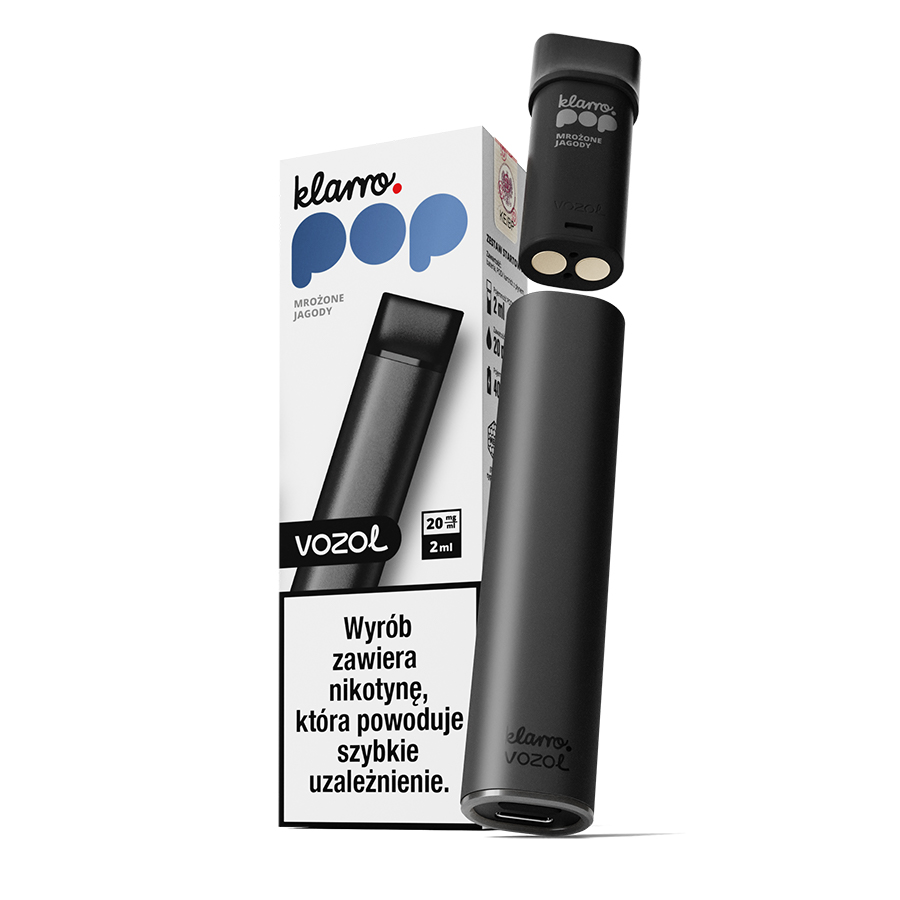 Starter Kit Klarro POP (BLACK) Mrożone Jagody 20mg 2ml